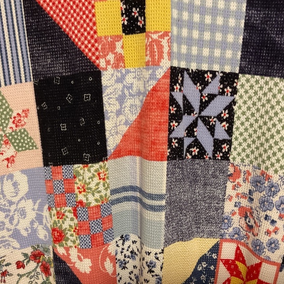 NWOT Polo Ralph Lauren Cotton Patchwork Sleveles Dress Size US L - Picture 4 of 9